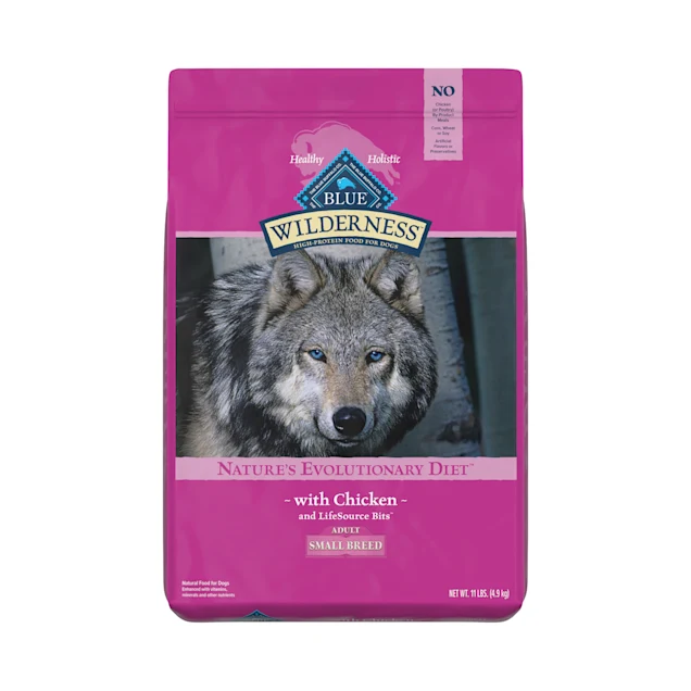 Blue Buffalo Wilderness High Protein. Natural Adult Small Breed Dry Dog Food