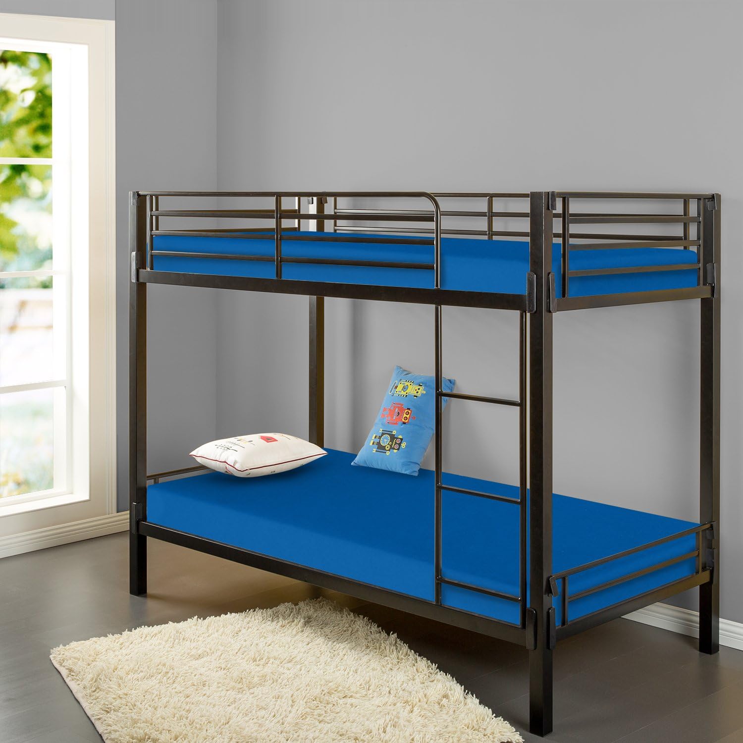 Zinus Memory Foam 5 Inch Bunk Bed / Trundle Bed / Day Bed / Twin Mattress. Blue