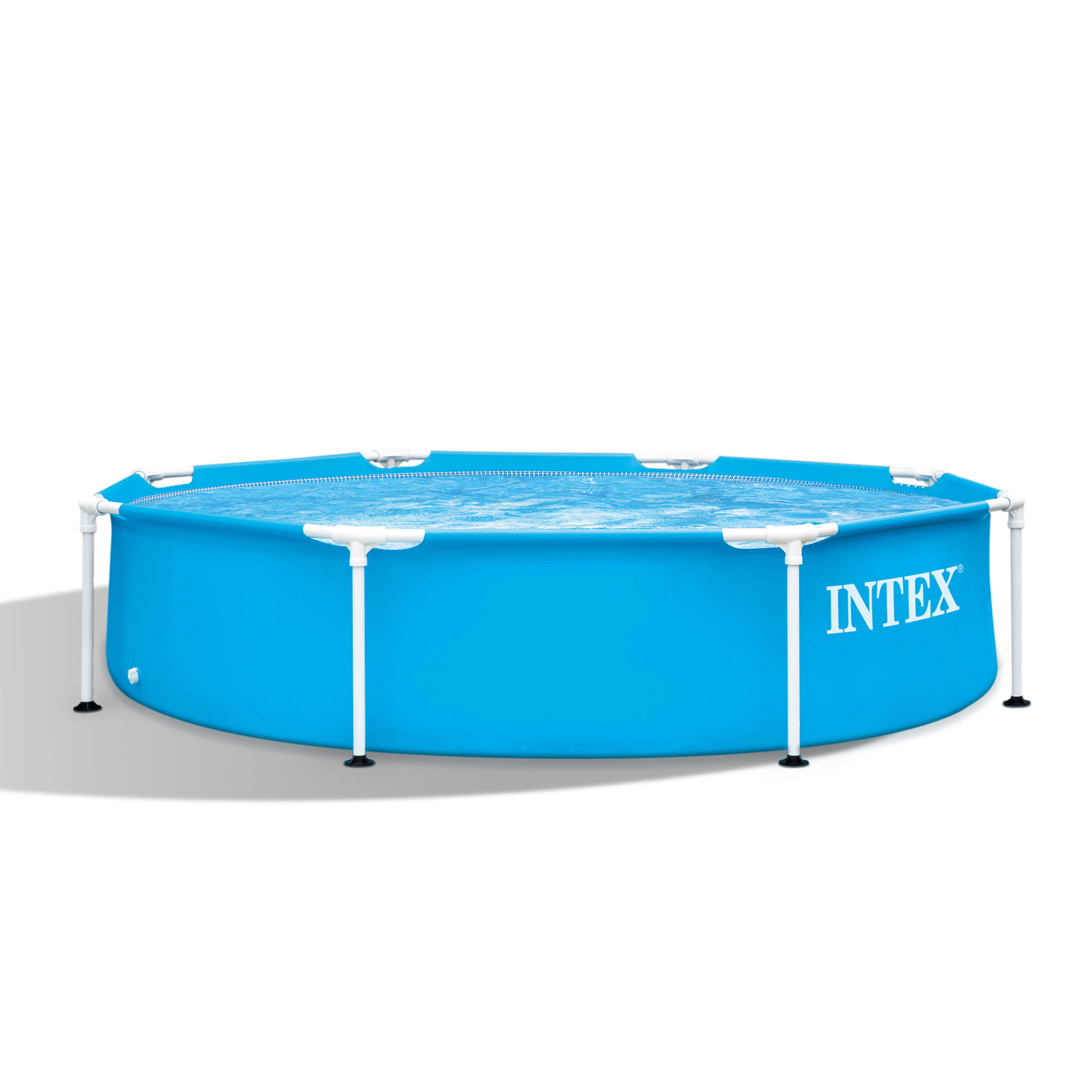 Intex 28205EH 8′ X 20″ Rust Resistant Durable Steel Frame Swimming Pool. Metal Frame Pools. Round