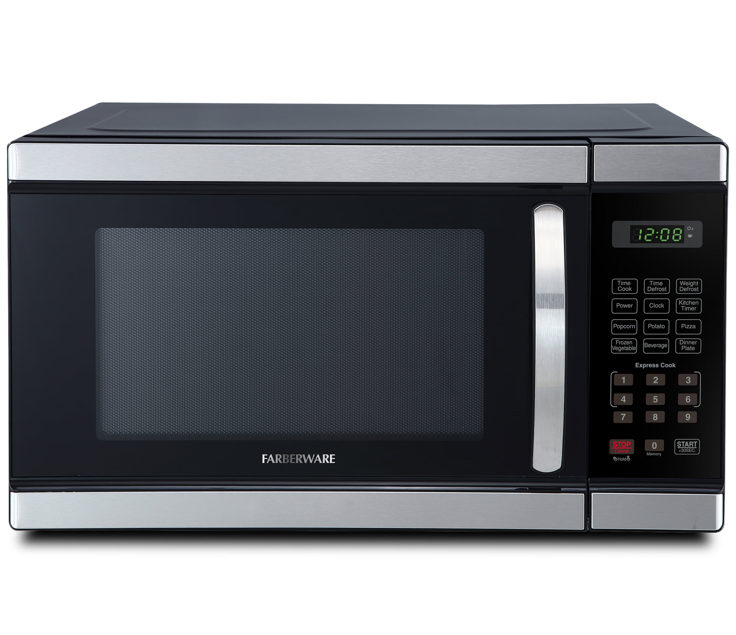 Farberware Professional 1.1 Cu. ft. 1000-Watt Countertop Microwave Oven. Stainless Steel