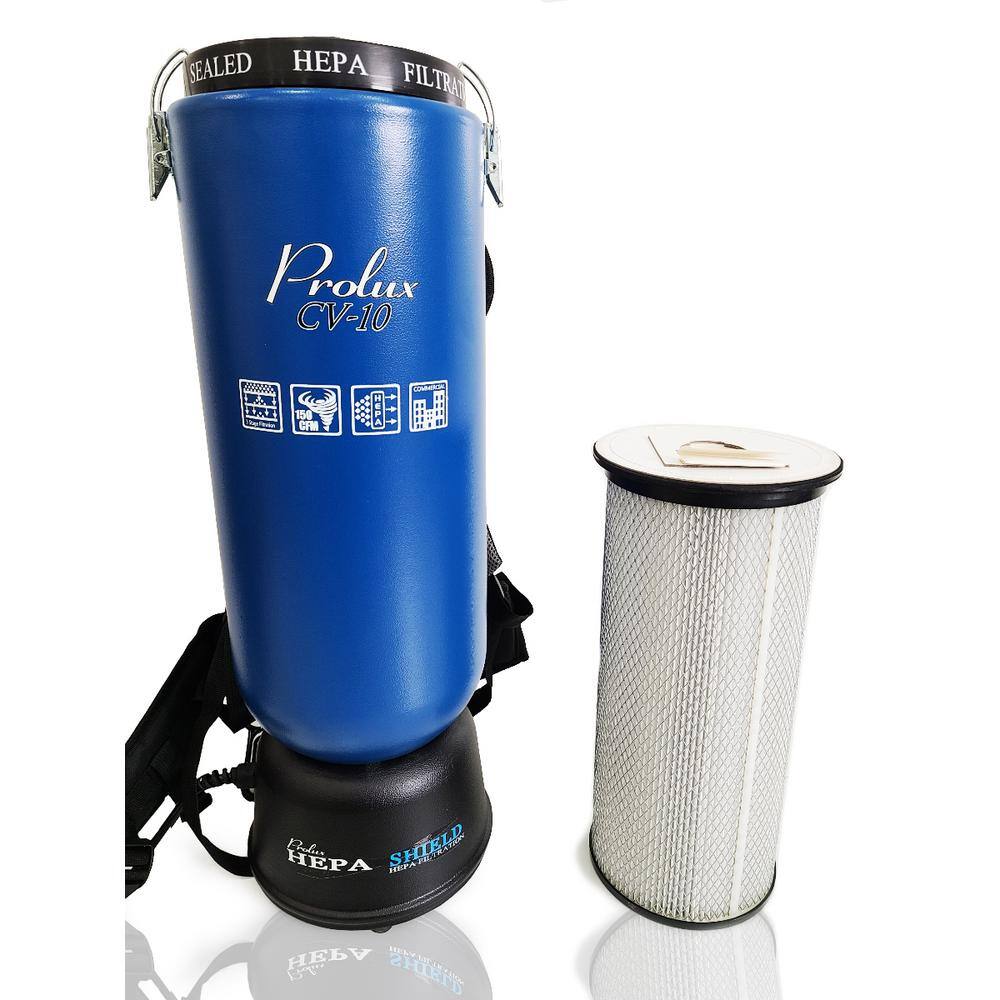 Prolux pl10qtblue Commercial 10 Qt. Backpack Vacuum Cleaner