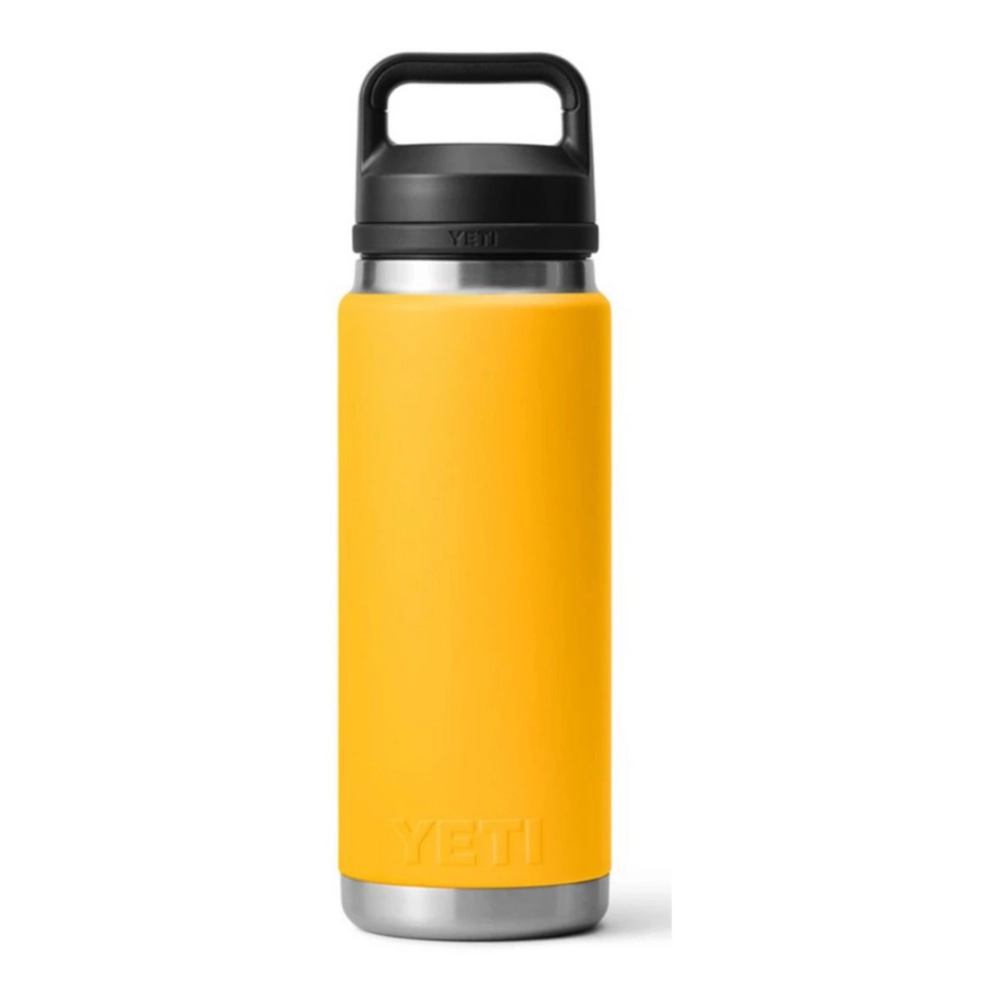 YETI Rambler 26 oz Bottle. Vacuum Insulated. Stainless Steel with Chug Cap. Alpine Yellow