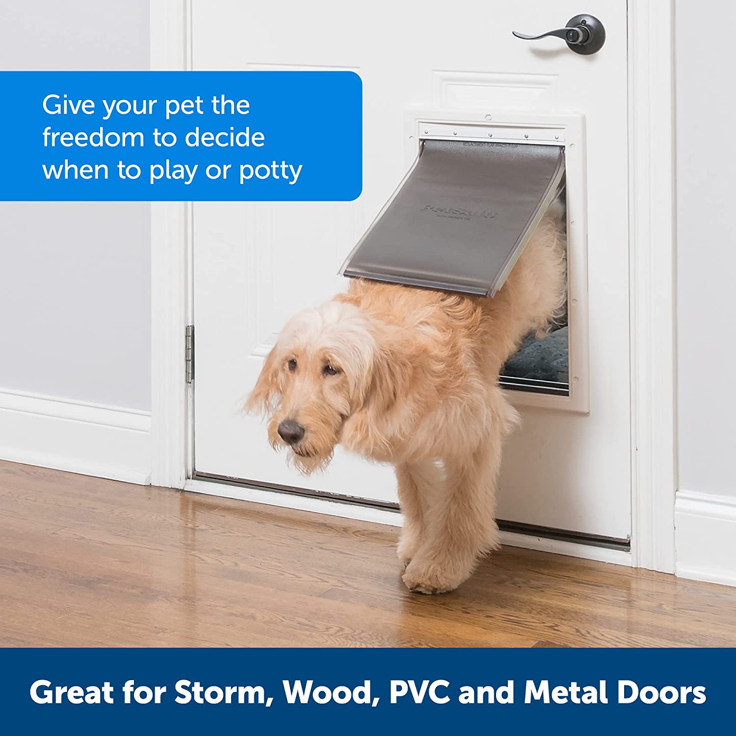PetSafe PPA00-10985 Extreme Weather Door. White