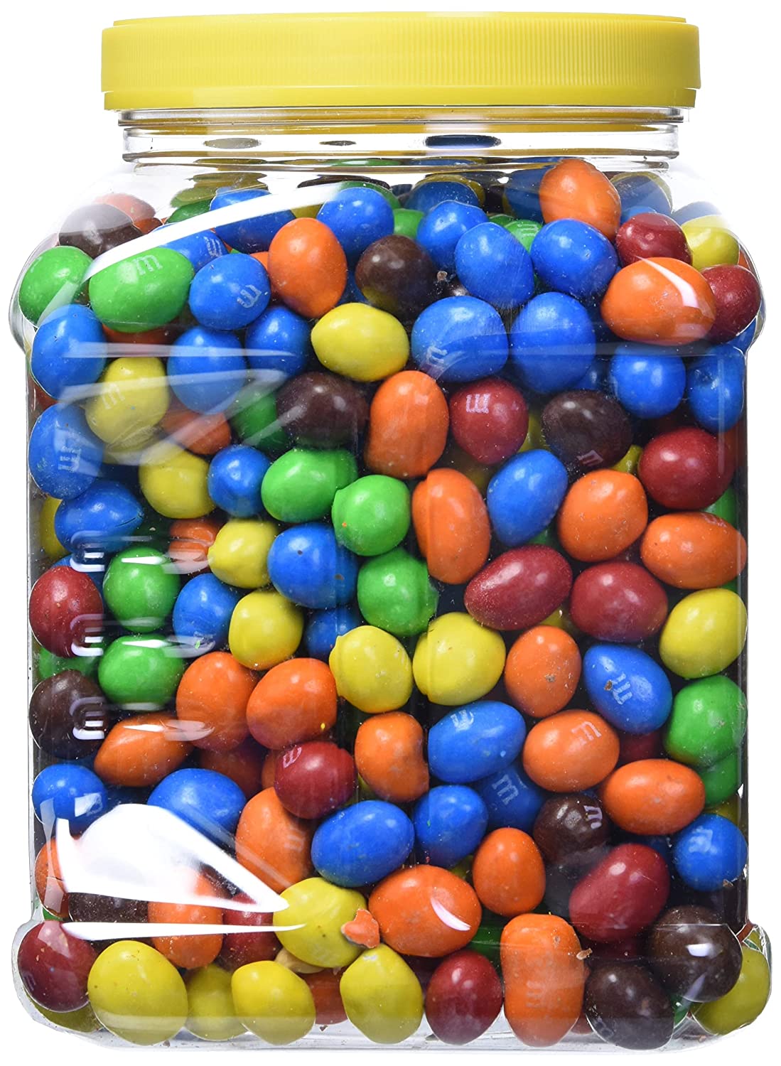 M&M-S Candies. Peanut Chocolate. 62 Ounce Jar. Pack of 1