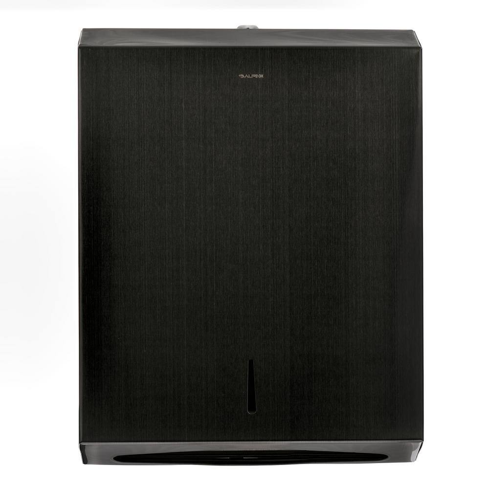 Alpine Industries Commercial C-Fold/Multi-Fold Paper Towel Dispenser in Antique Nickel (2-Pack )