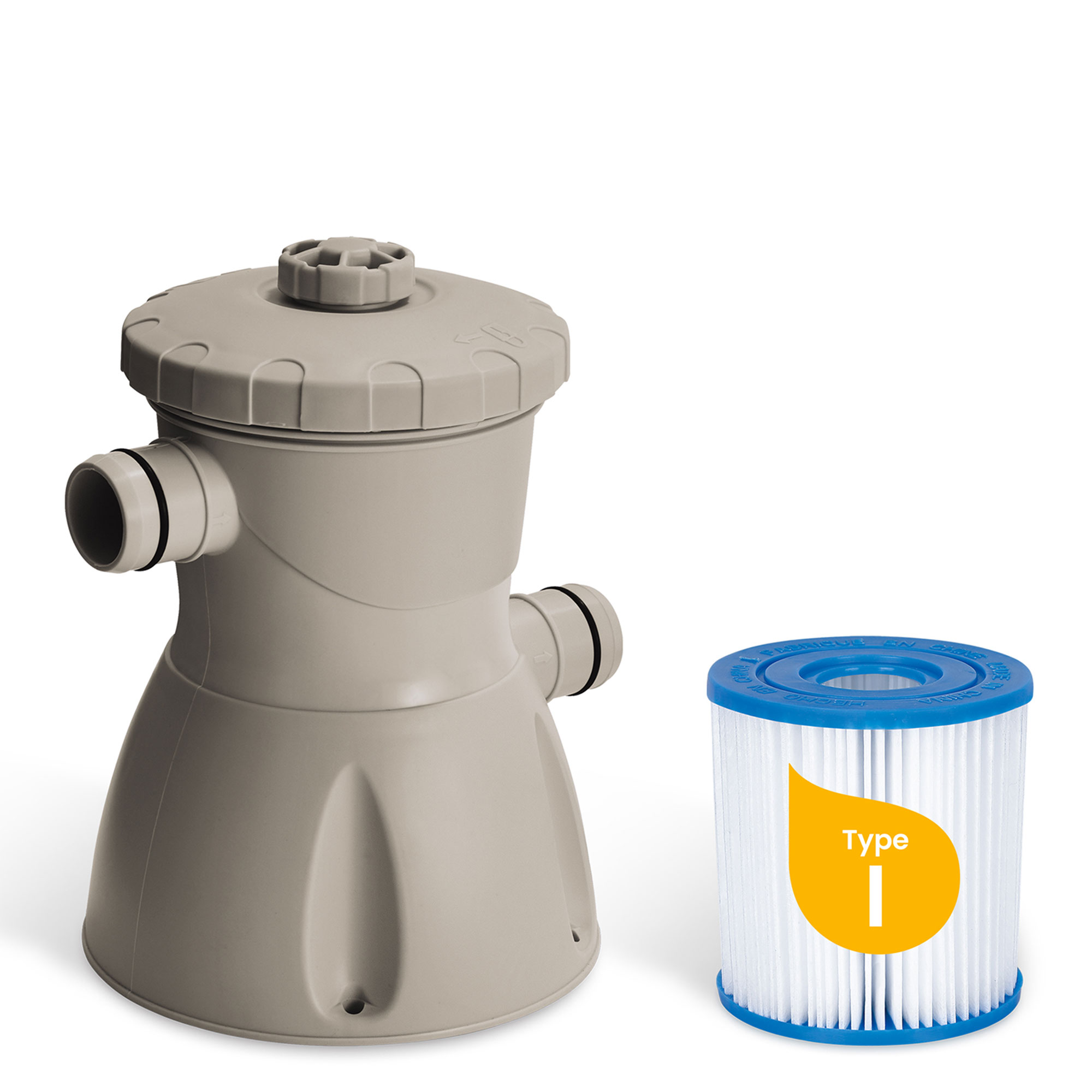 Funsicle 10ft x 30in Round QuickSet Designer Above Ground Pool. Dark Triple Basketweave with Cartridge Filter Pump. Age 6 & up