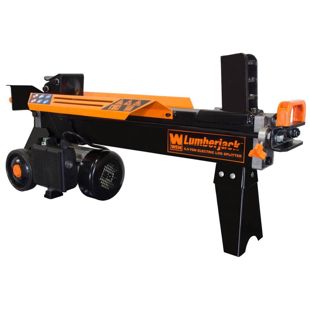 WEN 56208 6.5-Ton 15 Amp Electric Log Splitter with Stand