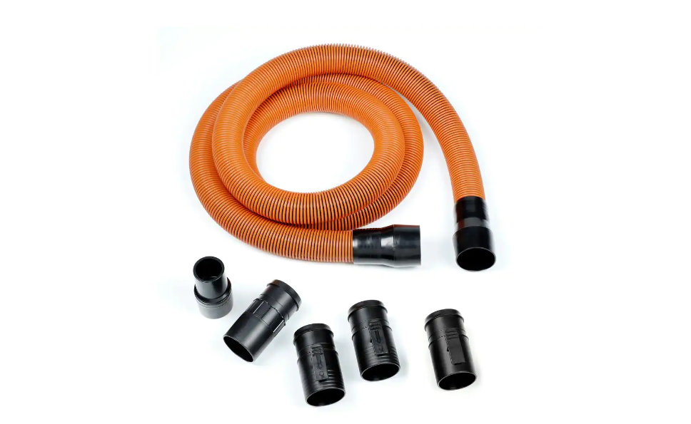 RIDGID LA2570 1-7/8 in. x 10 ft. Pro-Grade Locking Vacuum Hose Kit for RIDGID Wet/Dry Shop Vacuums