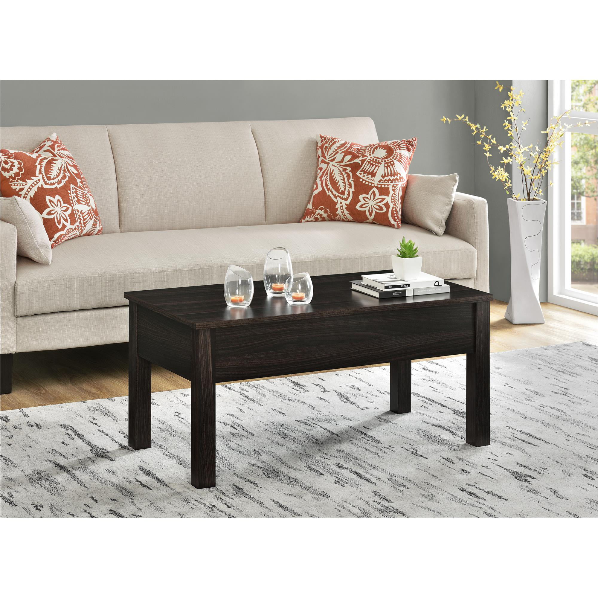 Mainstays Lift Top Coffee Table. Espresso