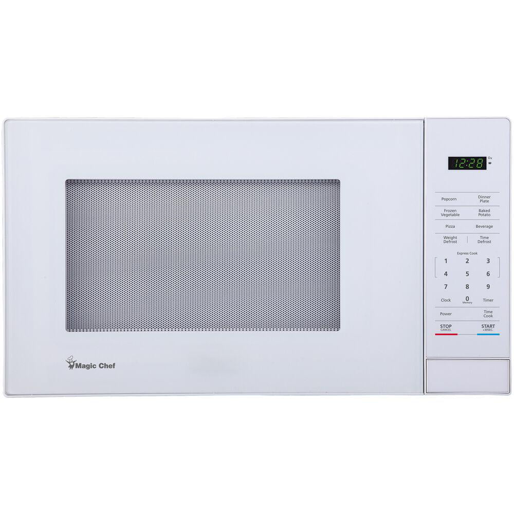 Magic Chef MC110MW 1.1-Cu. Ft. 1.000-Watt Digital Touch Countertop Microwave (White)