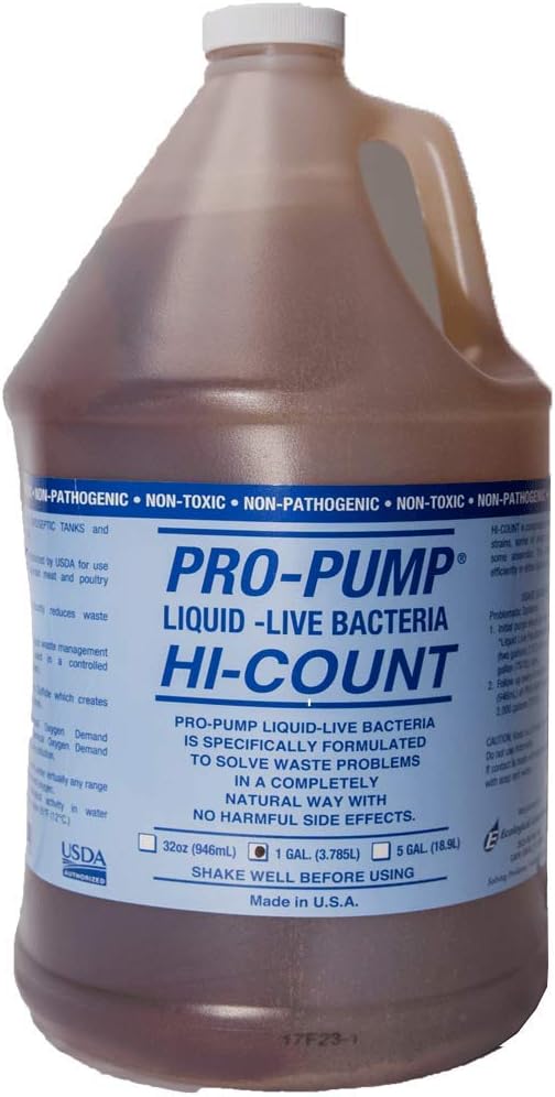 Pro-Pump Septic Tank Treatment-for Any System Holding Tank or Leach Field (1 Gallon)