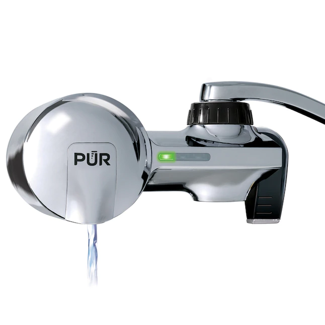 PUR  Advanced Coconut Shell Carbon Chrome Faucet Mount Filter