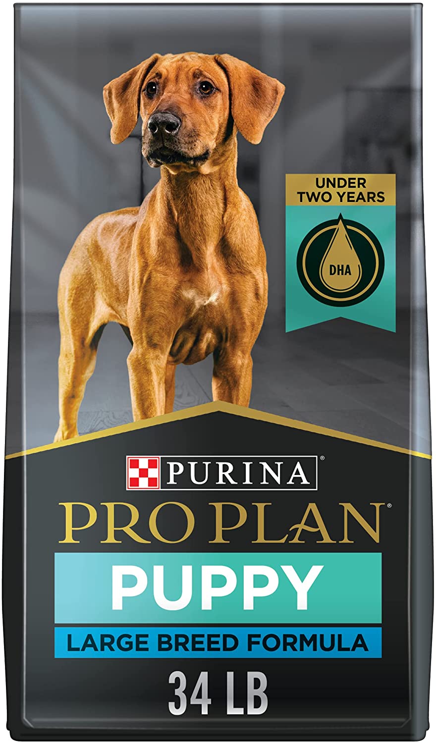Purina Pro Plan Large Breed Dry Puppy and Dog Food. Chicken and Rice Formula - 34 lb. Bag