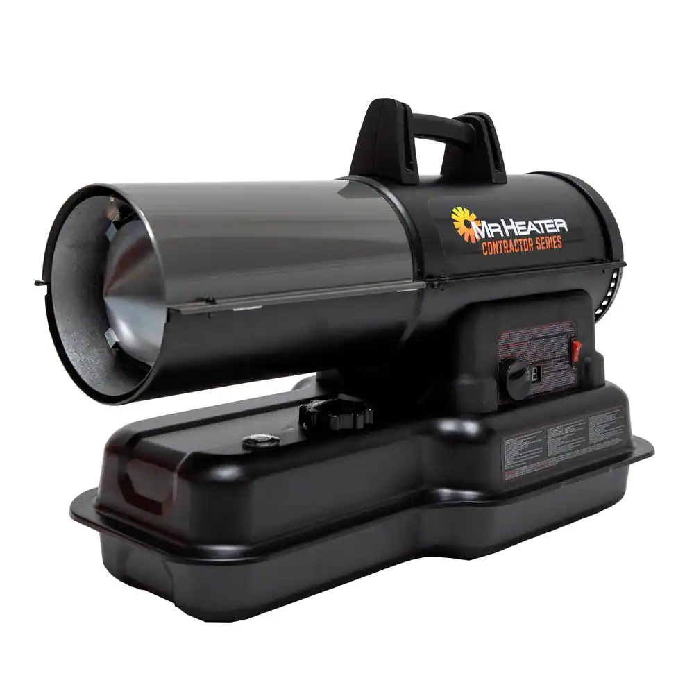 Mr. Heater MHC80KT Contractor 80.000 BTU Black Forced Air Kerosene/Diesel Space Heater with Thermostat