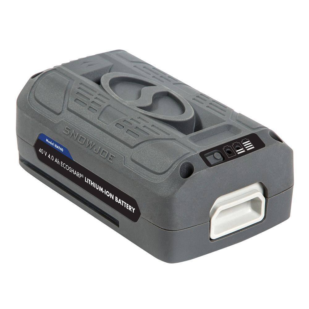 Snow Joe iBAT40 iON 40-Volt EcoSharp 4 Amp Lithium-Ion Battery
