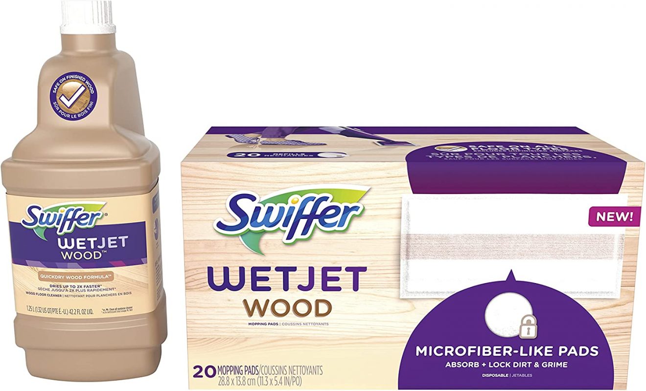 Swiffer WetJet Mops for Floor Cleaning. Mopping Refill Bundle. 20 Pads