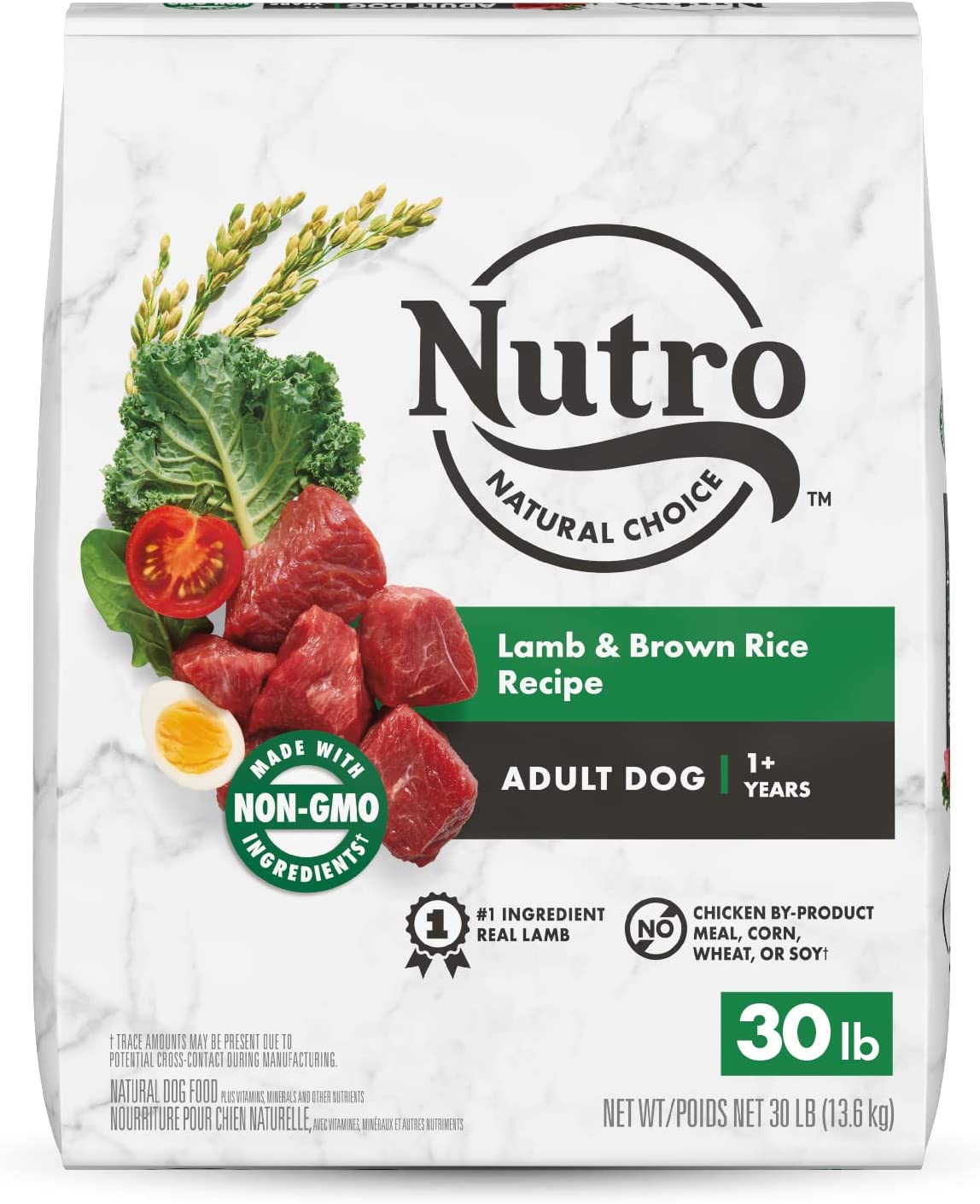 Nutro Natural Choice Adult Lamb & Brown Rice Recipe Dry Dog Food 30 Pound (Pack of 1)