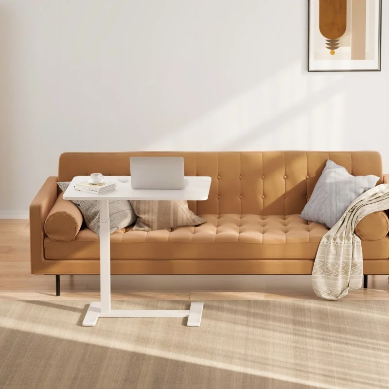 H6 Height Adjustable Overbed Table - White. 28″x16″