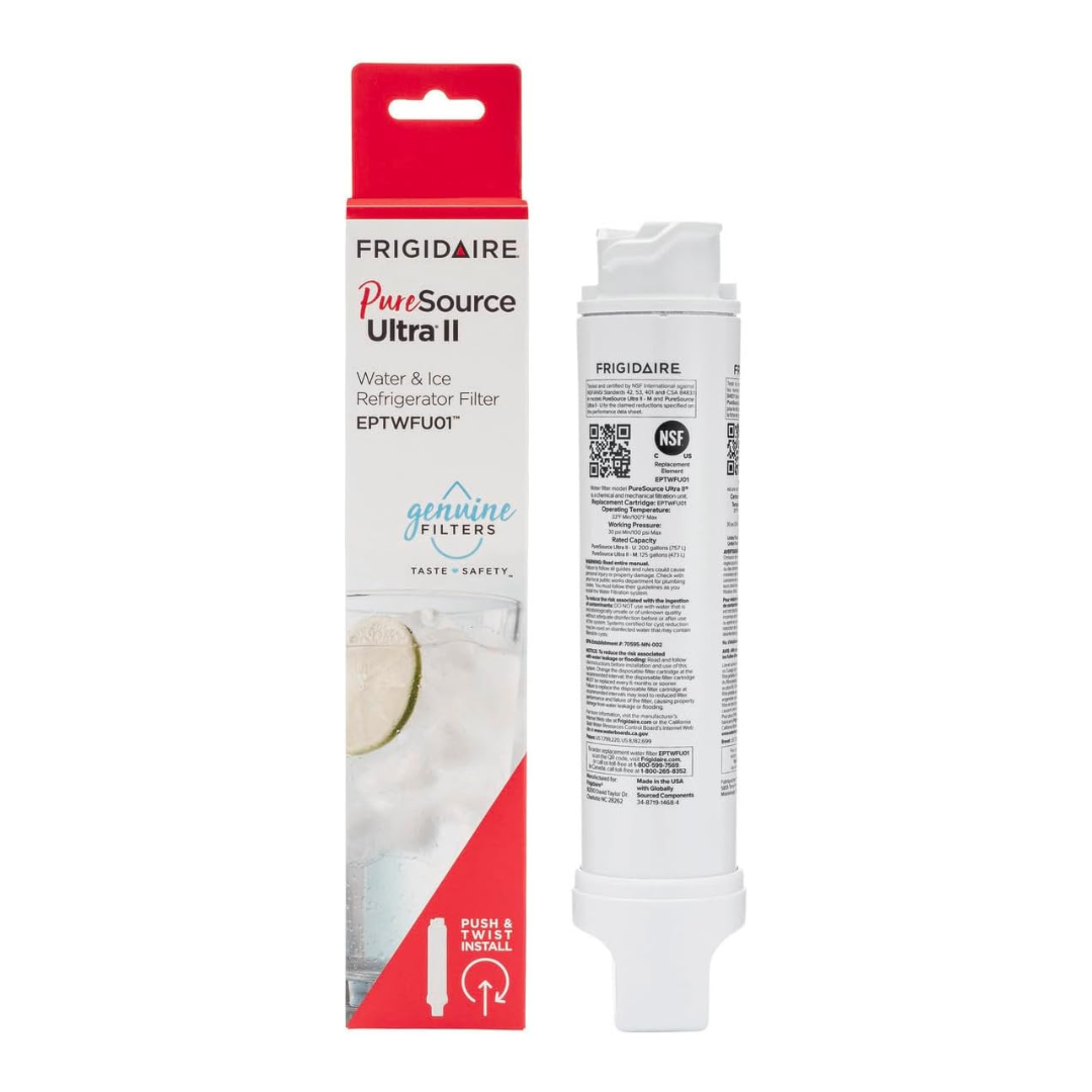 Frigidaire EPTWFU01 Water Filtration Filter. 1 Count. White