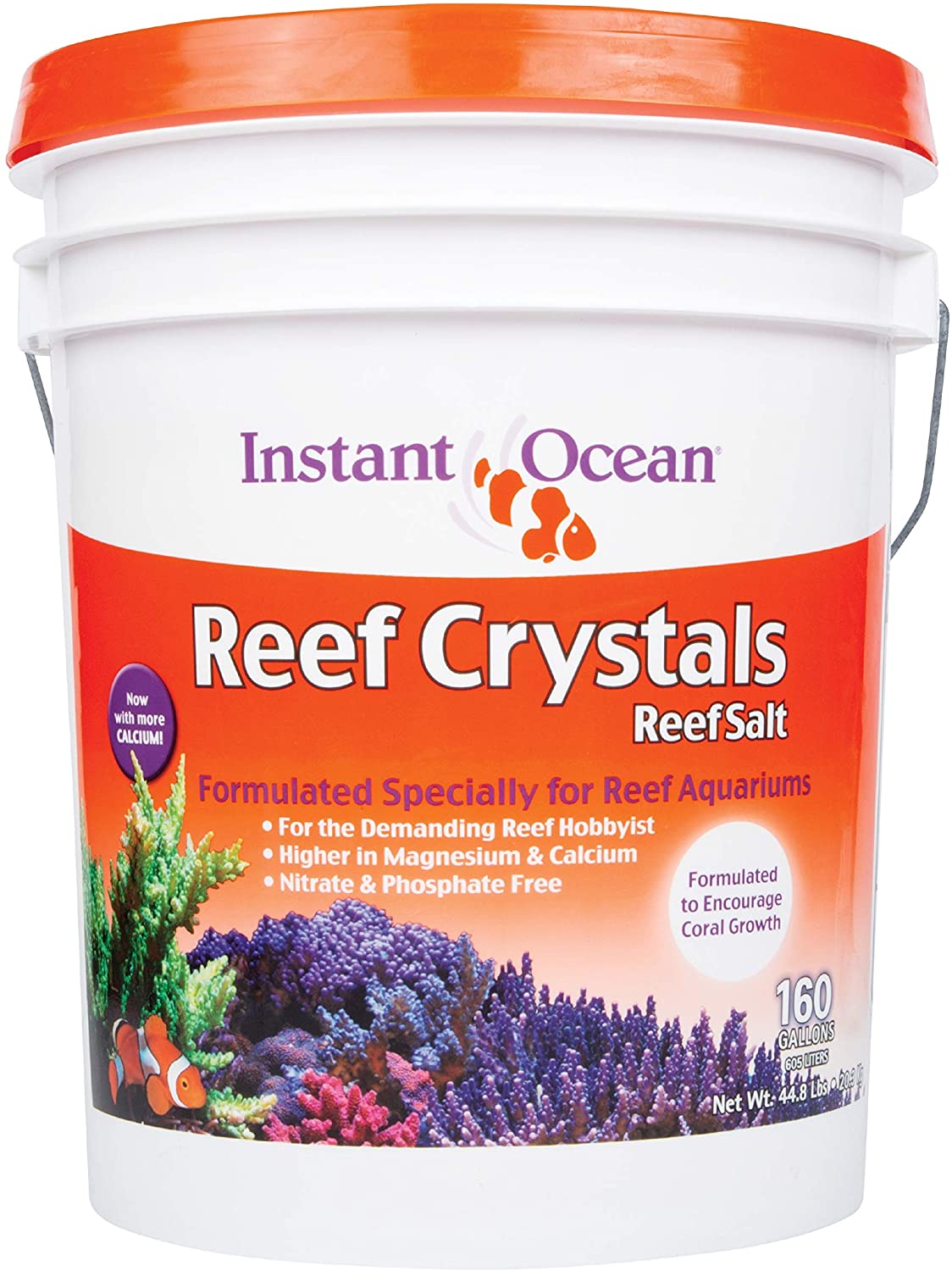 Instant Ocean Reef Crystals Reef Salt. Formulated Specifically for Reef Aquariums 160-Gallon