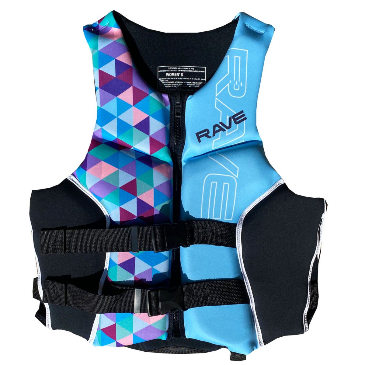 RAVE Sports 02969 Women-s Neoprene Dynamic Life Vest. Certified Level 70. XL