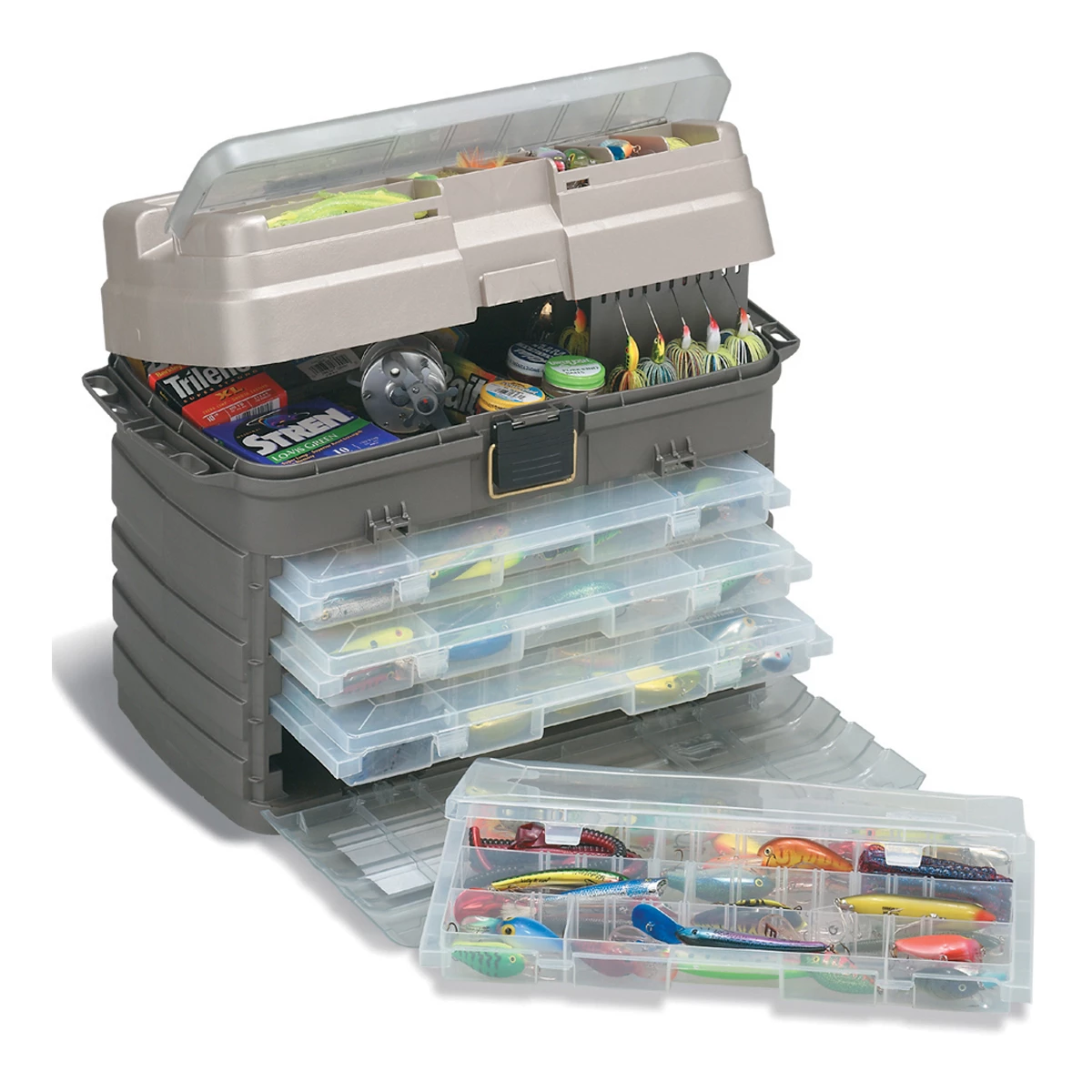 Plano 759201 StowAway Tackle System. Includes Four removable organization storage boxes. Premium Tackle Storage