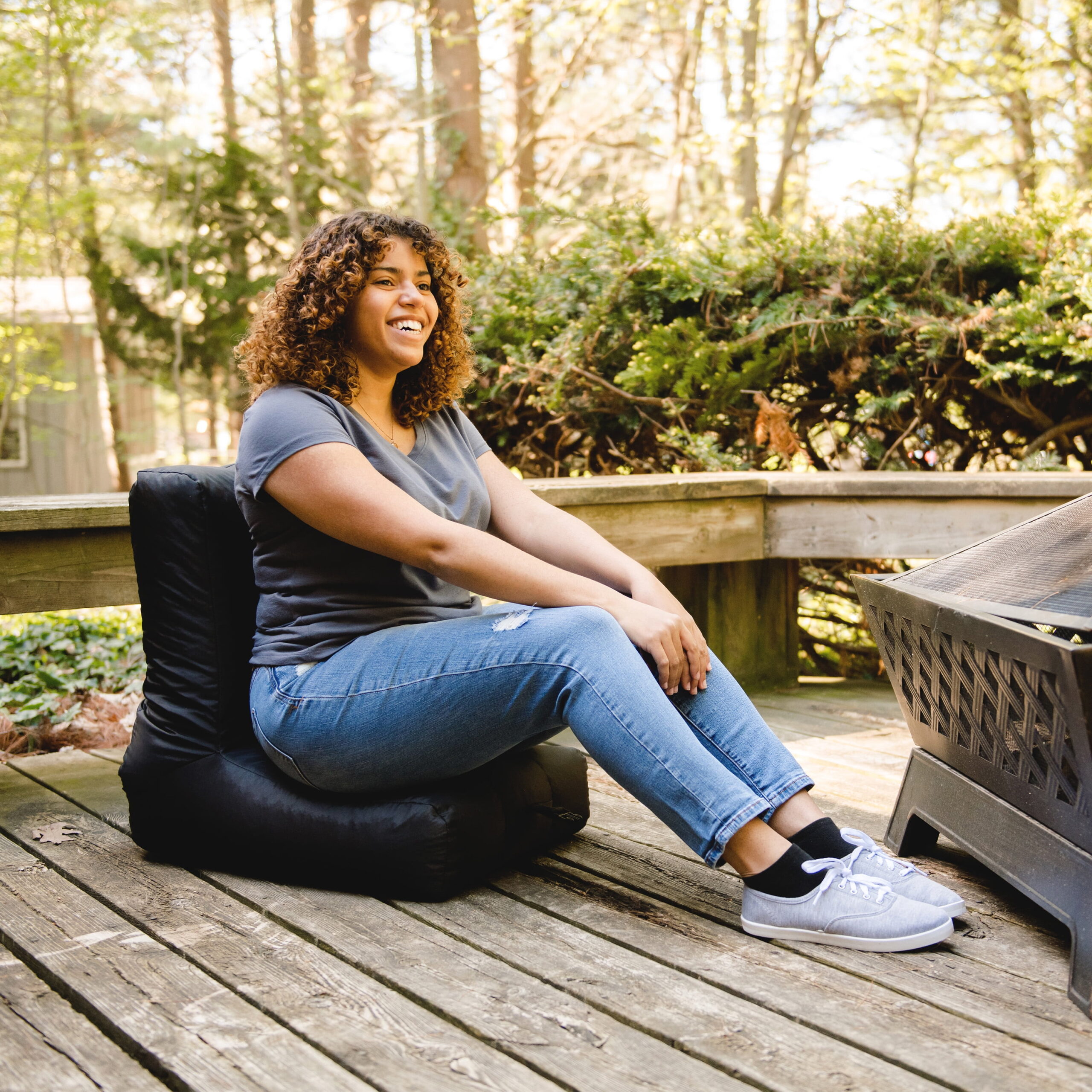 Big Joe Grab & Go Bean Bag Chair 2-Pack. Smartmax 1.5ft. Black