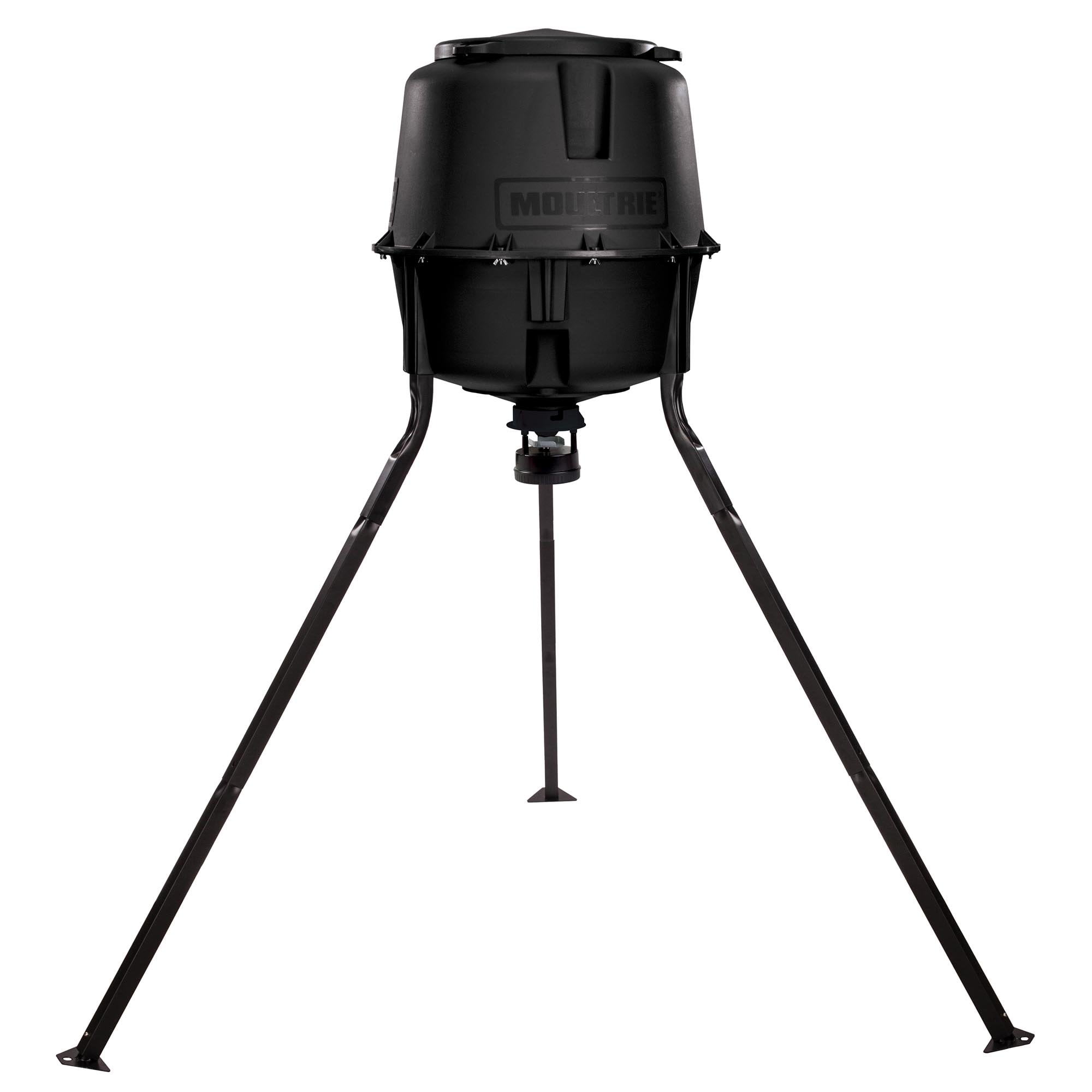 Moultrie 30 Gallon Hunting Tripod Deer Feeder Standard with Digital Timer