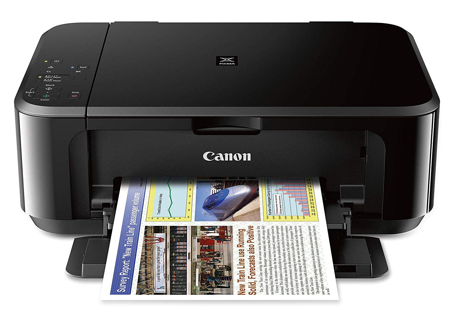 Canon PIXMA MG3620 Wireless All-in-One Color Inkjet Photo Printer. Black