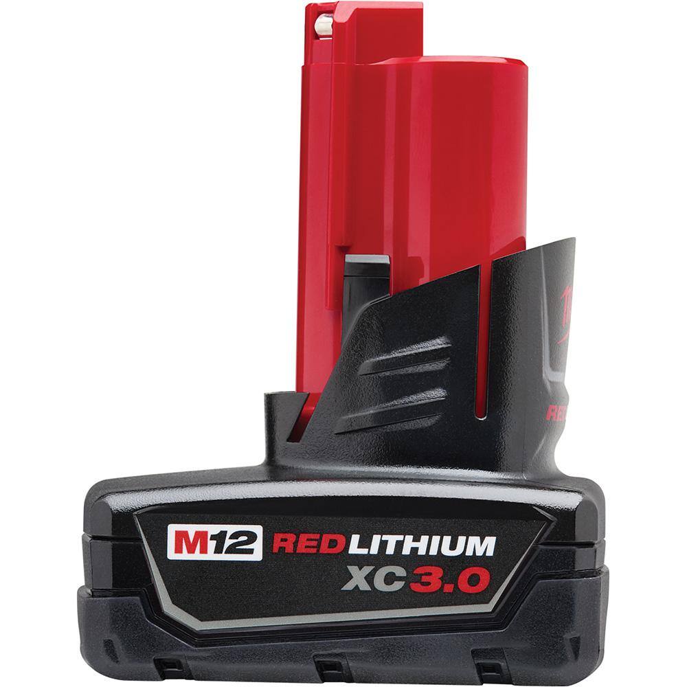Milwaukee 2353-20-2592-20-48-11-2402 M12 12-Volt Lithium-Ion Cordless 750 Lumens TRUEVIEW LED Handheld Spotlight with M12 Jobsite Speaker and 3.0 Ah Battery