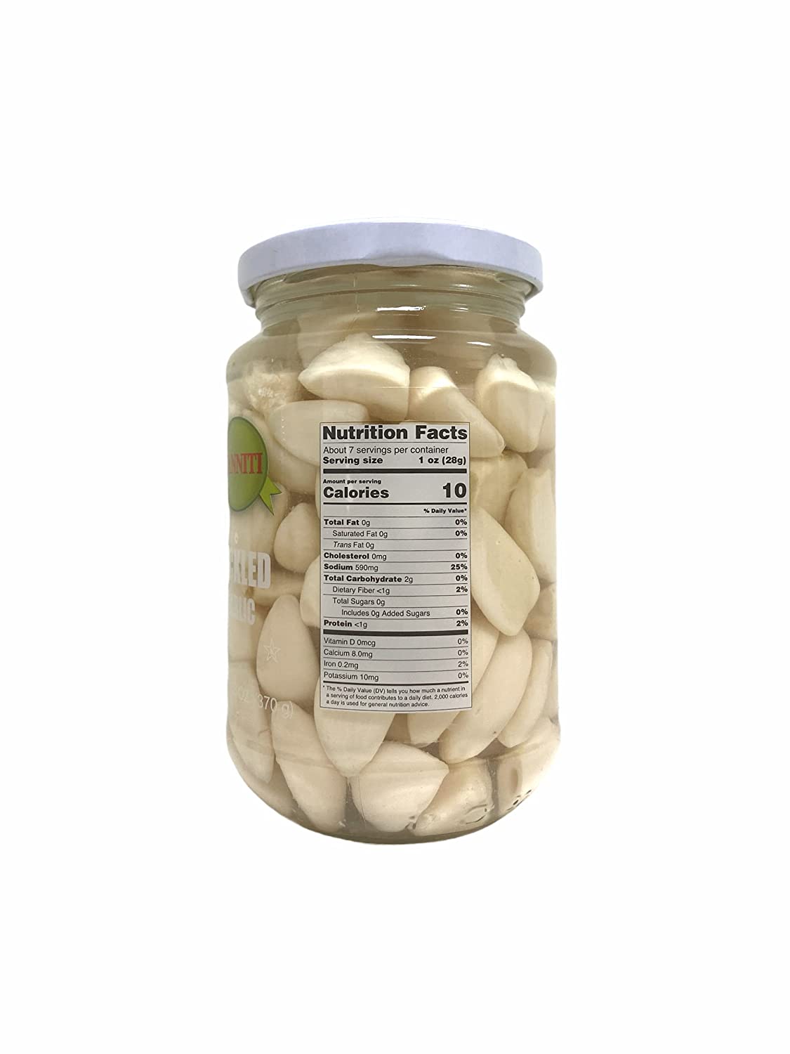 Sanniti Pickled Garlic. 13 oz (Pack of 2)