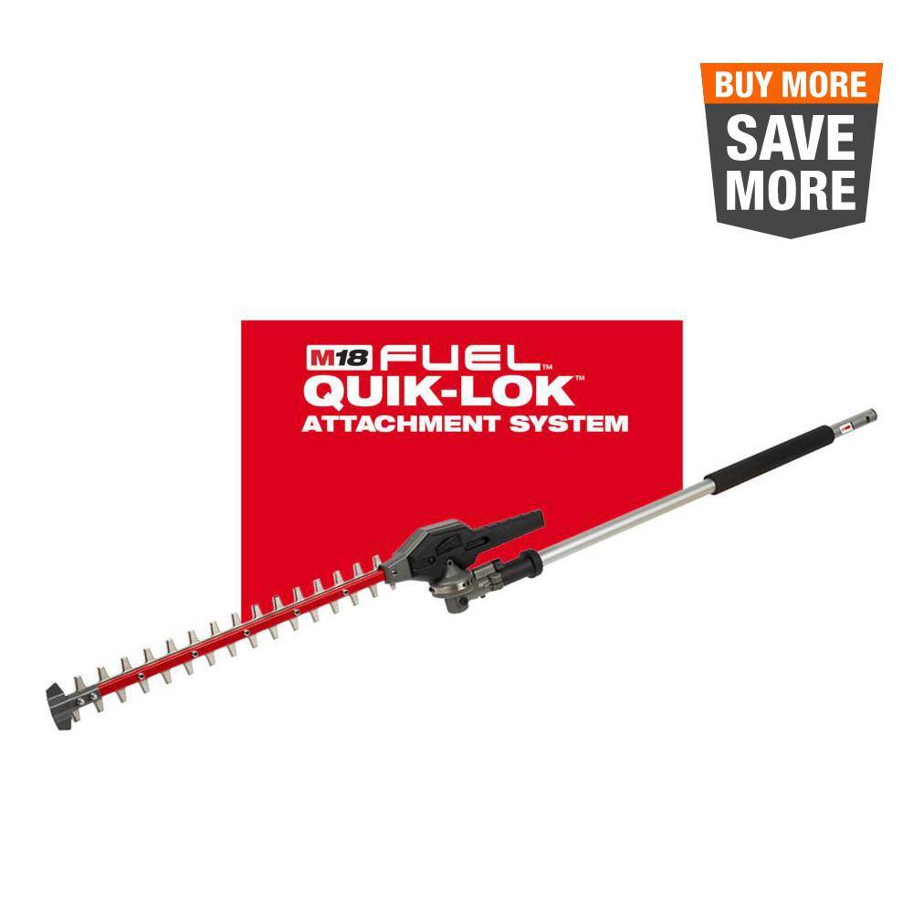 Milwaukee 49-16-2719 M18 FUEL Hedge Trimmer Attachment for Milwaukee QUIK-LOK Attachment System