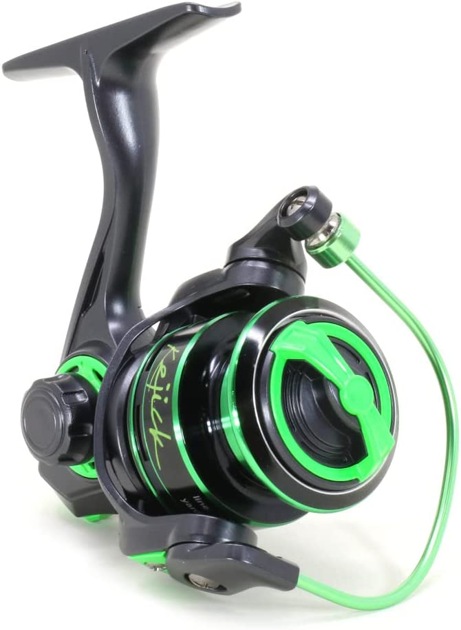 Clam 16237 Keith Kejick Spinning Ice Fishing Reel. Grey/Green