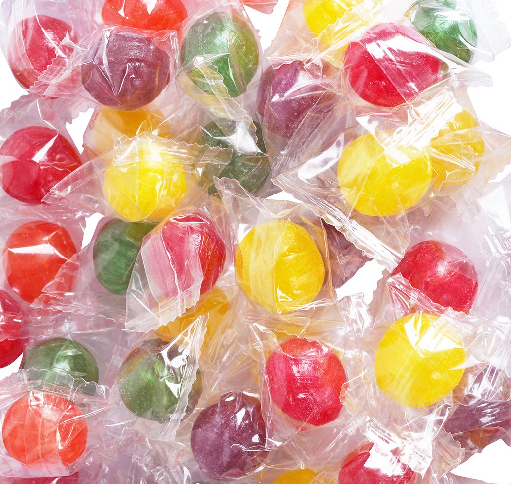 A Great Surprise. Hard Candy – Sour Hard Candy – Washburn Sour Balls - Old Fashioned Candy - Sour Fruit Balls Assorted Candy – Bulk Candy – 4 Pounds