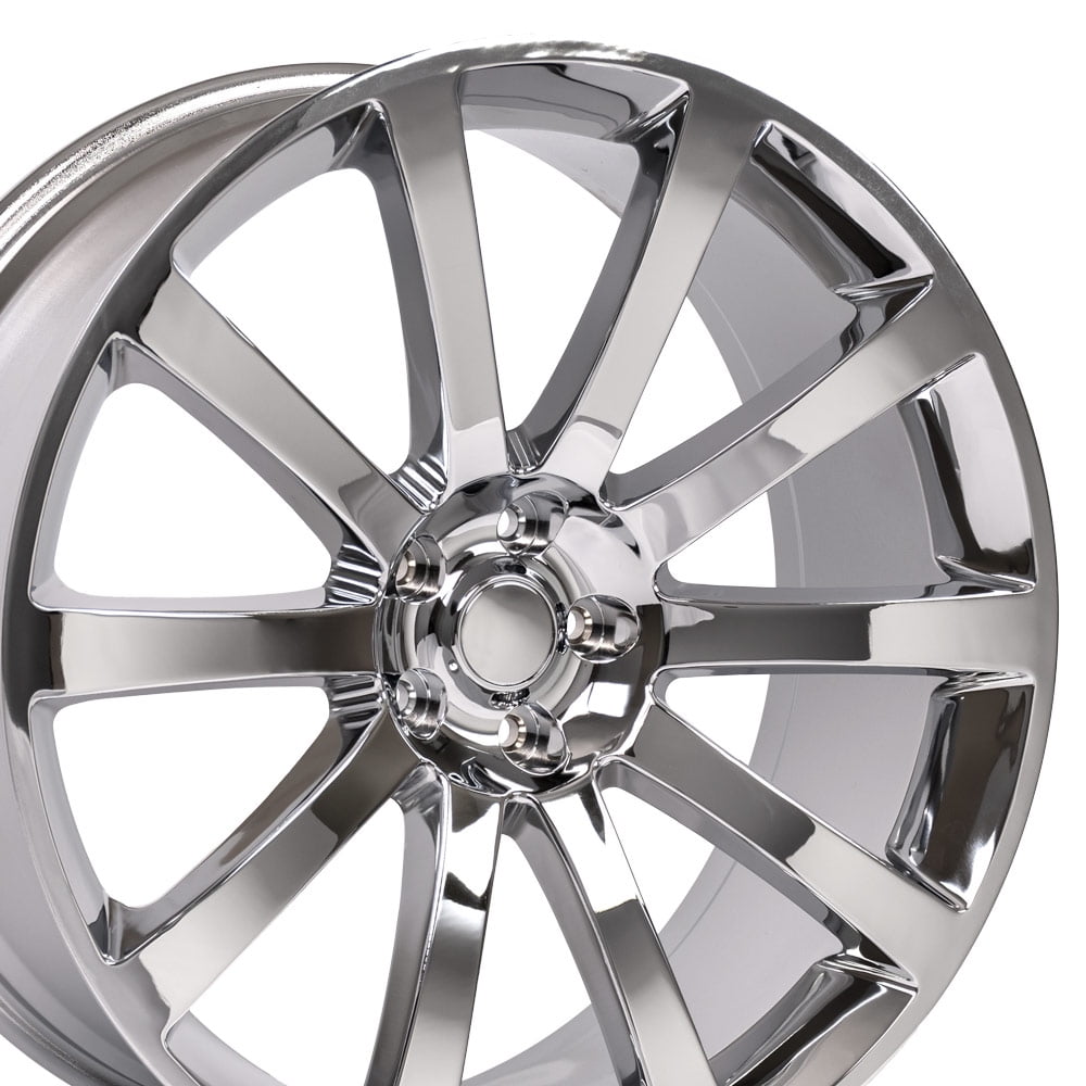 20×9 Wheel Fits Dodge. Chrysler - 300 SRT Style Chrome Rim. Hollander 2253 - SET