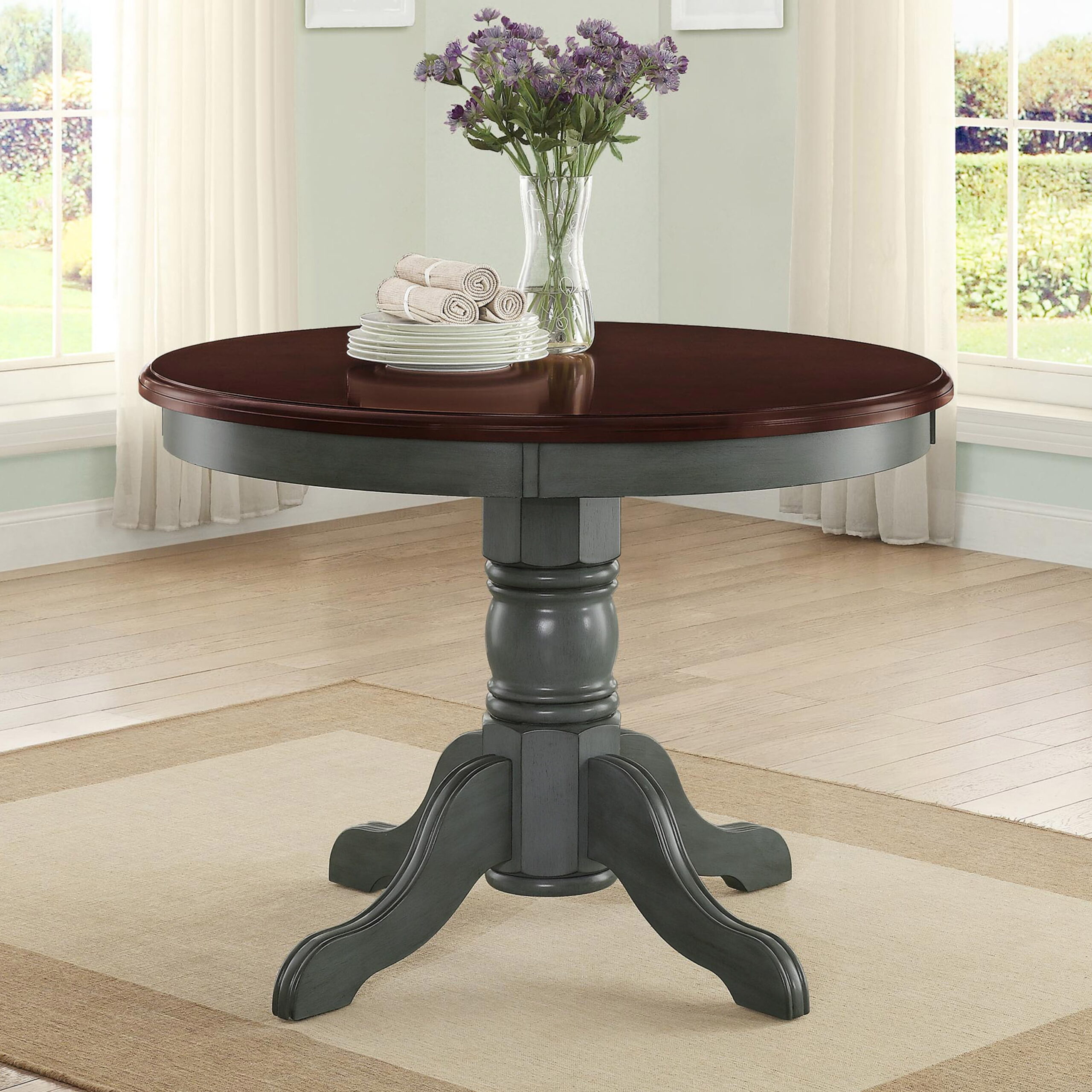 Better Homes & Gardens Cambridge Place Dining Table. Blue & Mocha Finish