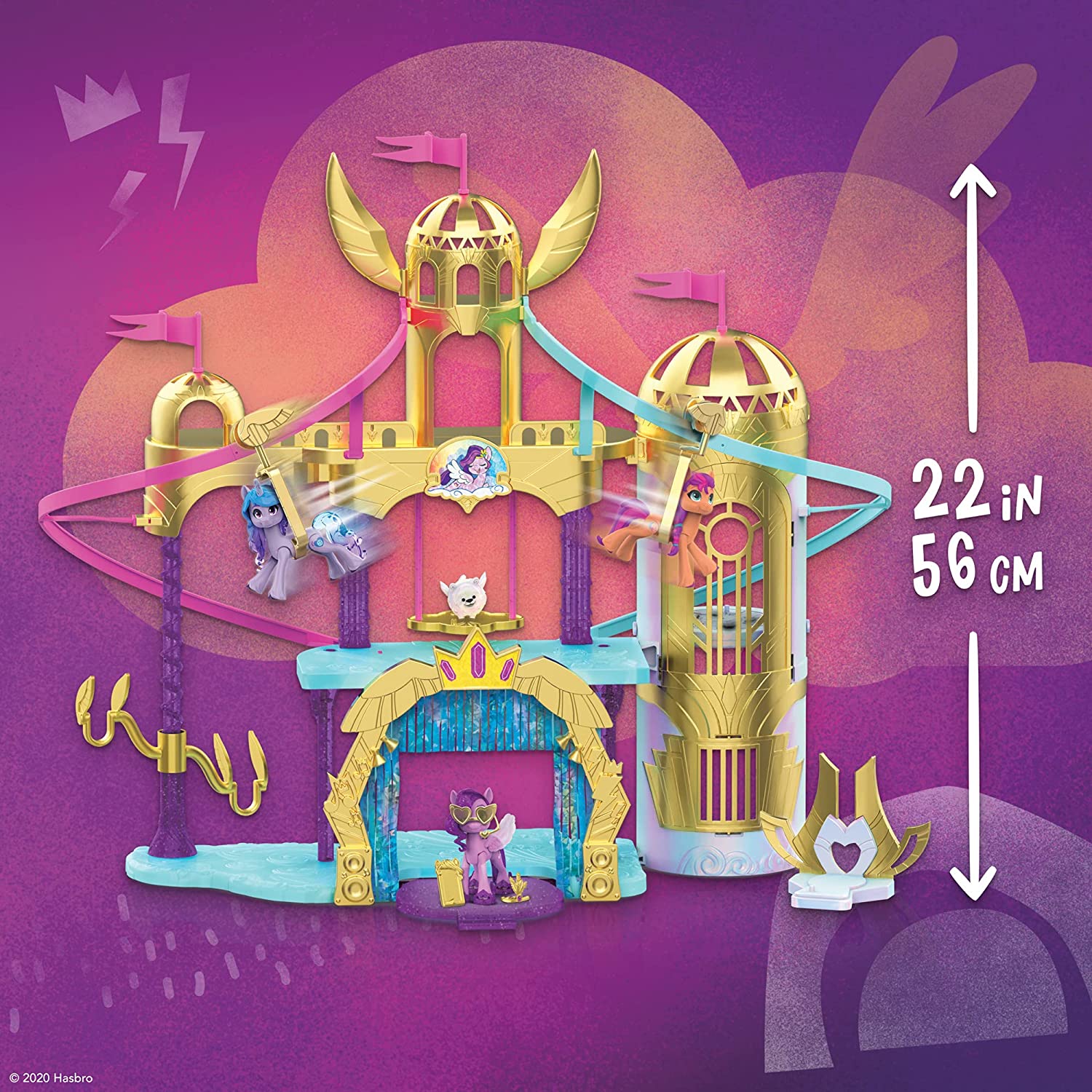 My Little Pony: A New Generation Movie Royal Racing Ziplines - 22-Inch