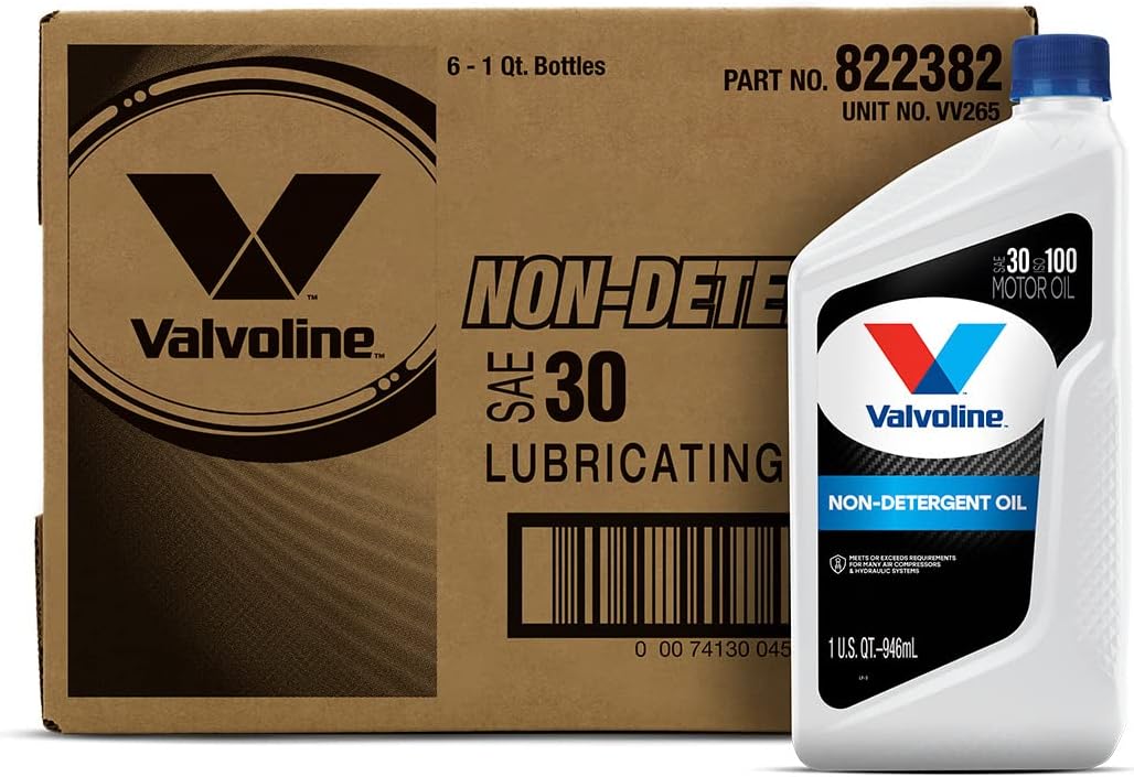 Valvoline Daily Protection Non-Detergent SAE 30 Conventional Motor Oil 1 QT. Case of 6