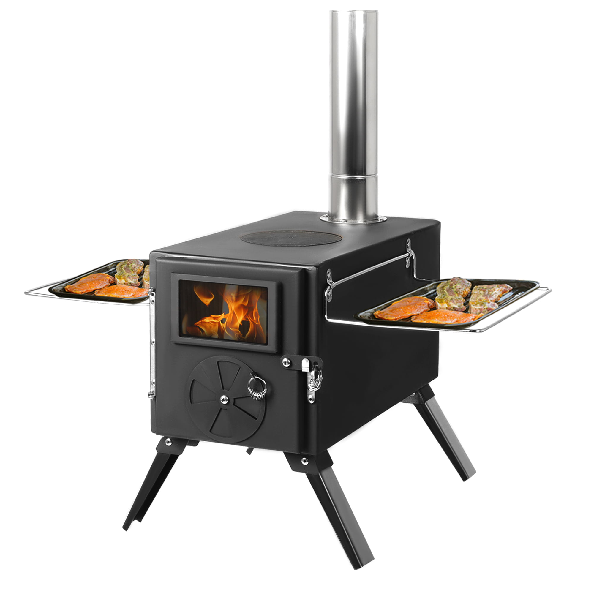 Outdoor Camping Stove Wood Backpack Tent Stove Hot Tent Stove Wood Burner Stove Wood Stove Water Heater Lightweight