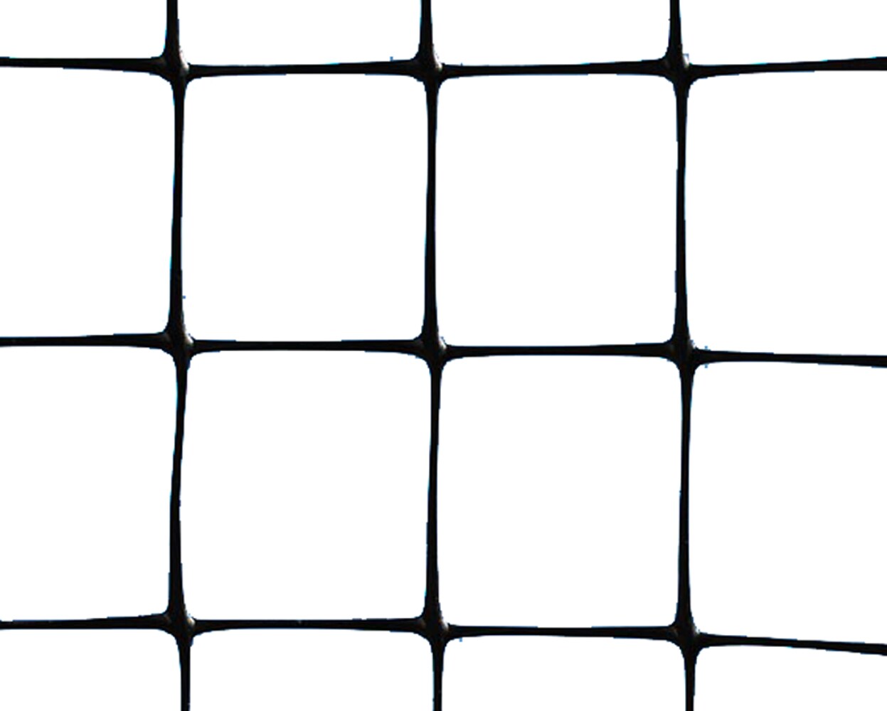 Tenax 164-ft x 7-ft Black Plastic Extruded Mesh Rolled Fencing with Mesh Size 2-in x 2-in