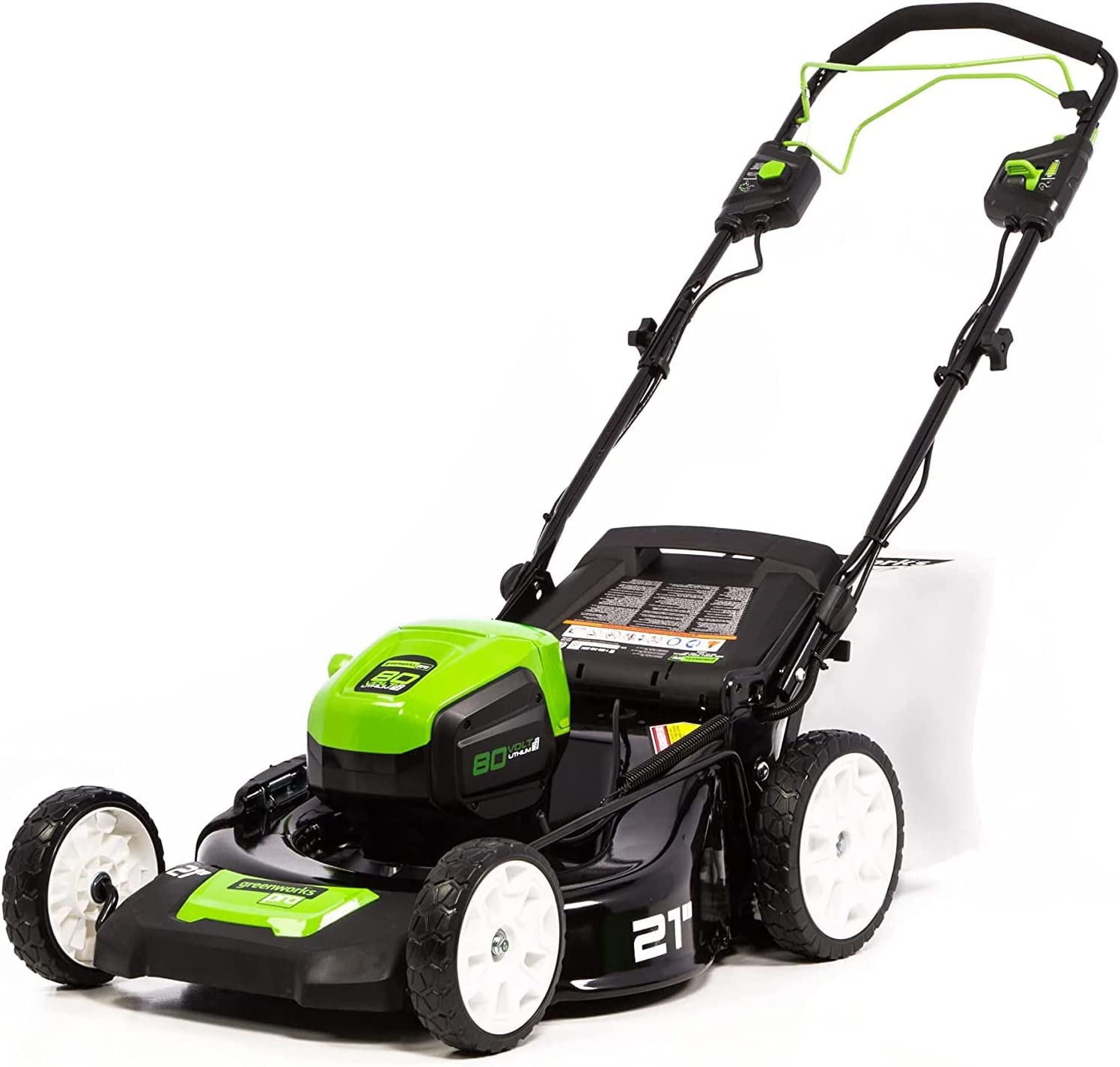 Greenworks Pro 21-Inch 80V Self-Propelled Cordless Lawn Mower. Tool-Only. MO80L00