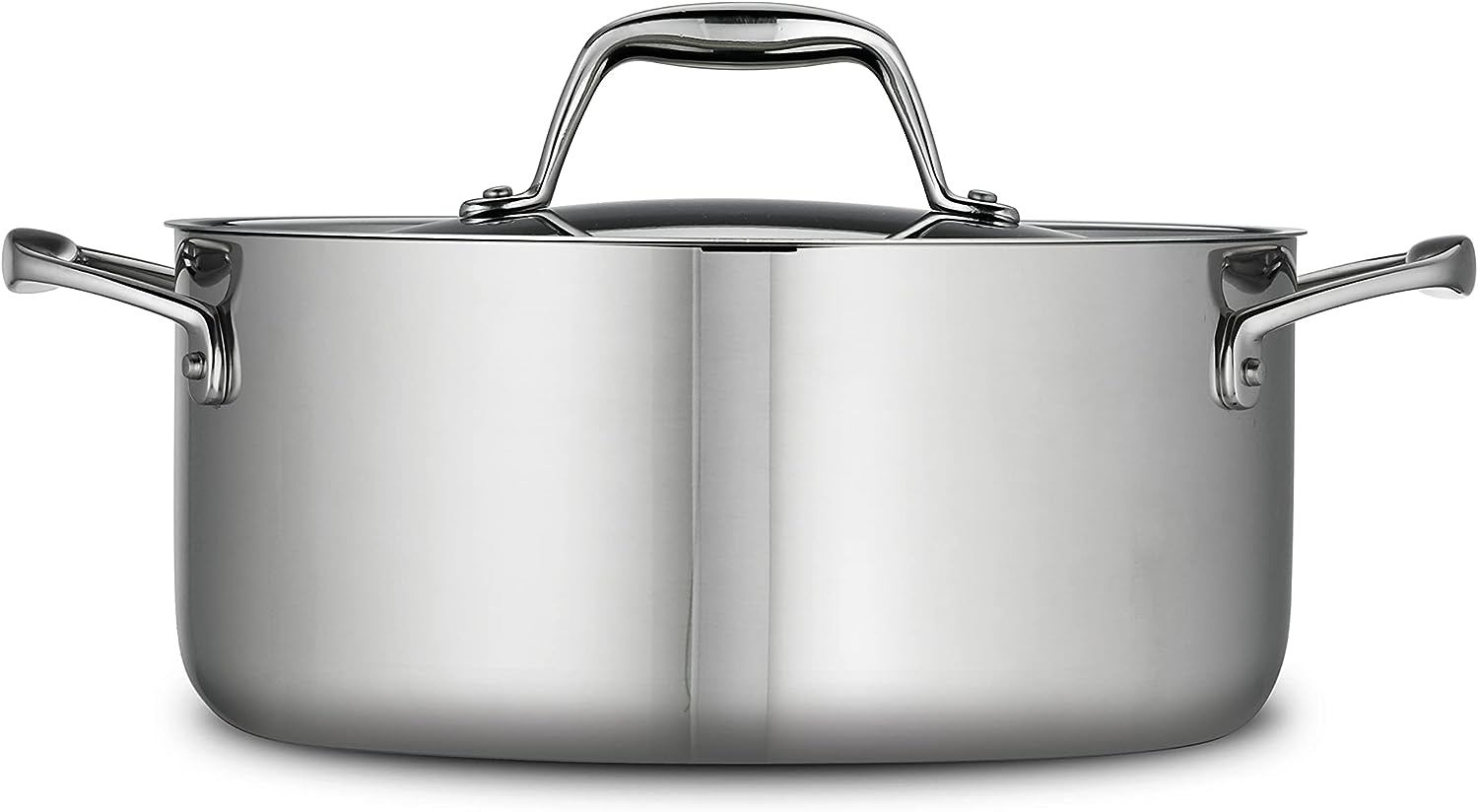 Tramontina Covered Dutch Oven Stainless Steel 5-Quart. 80116/025DS