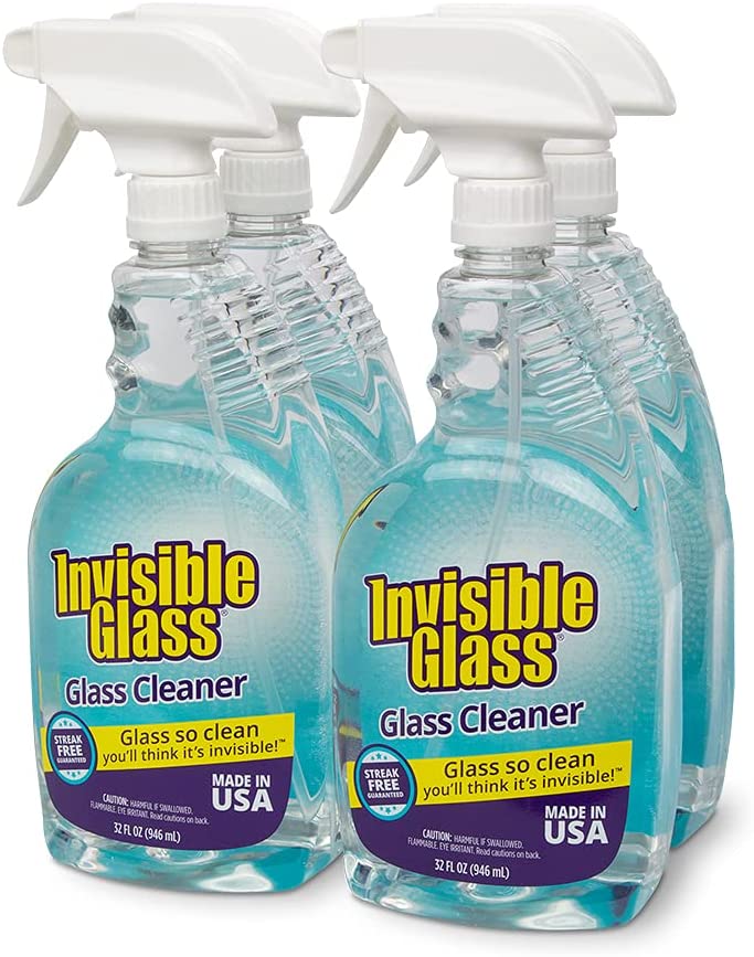 Invisible Glass 92194-4pk Premium Glass Cleaner 32-oz.Bottle. 128 fl oz. 4 Pack