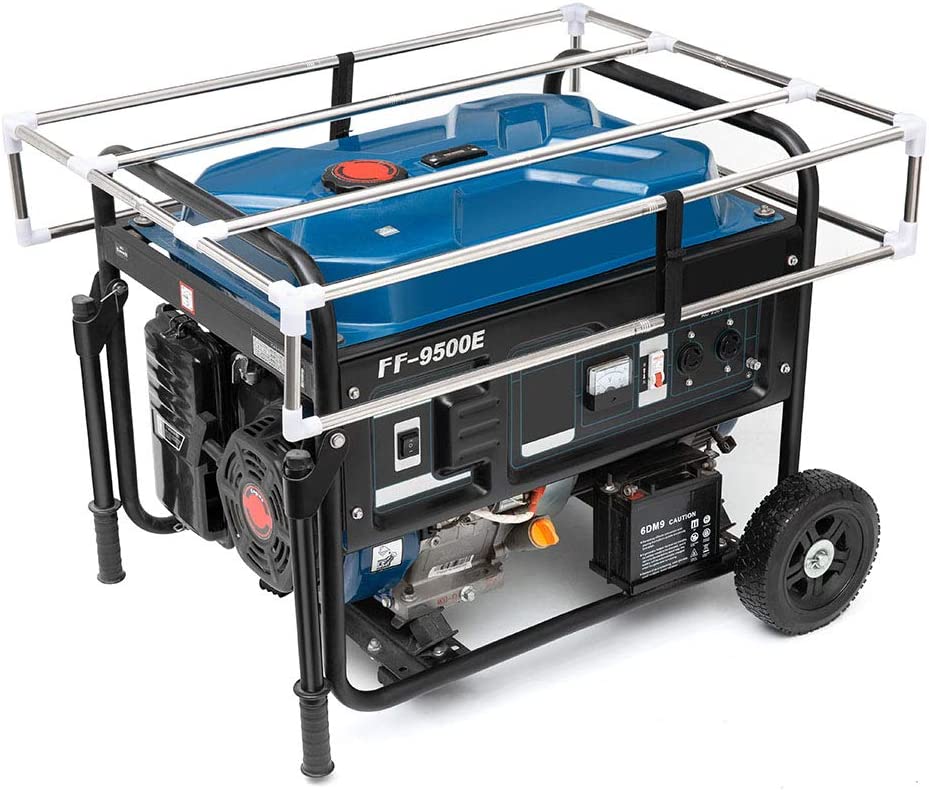 IGAN Generator Tent Running Cover. Ultra Heavy Duty Tarpaulin Enclosure. Portable All-weather Generator Rain Shelter for most 3500w-12000w generators. Black-1