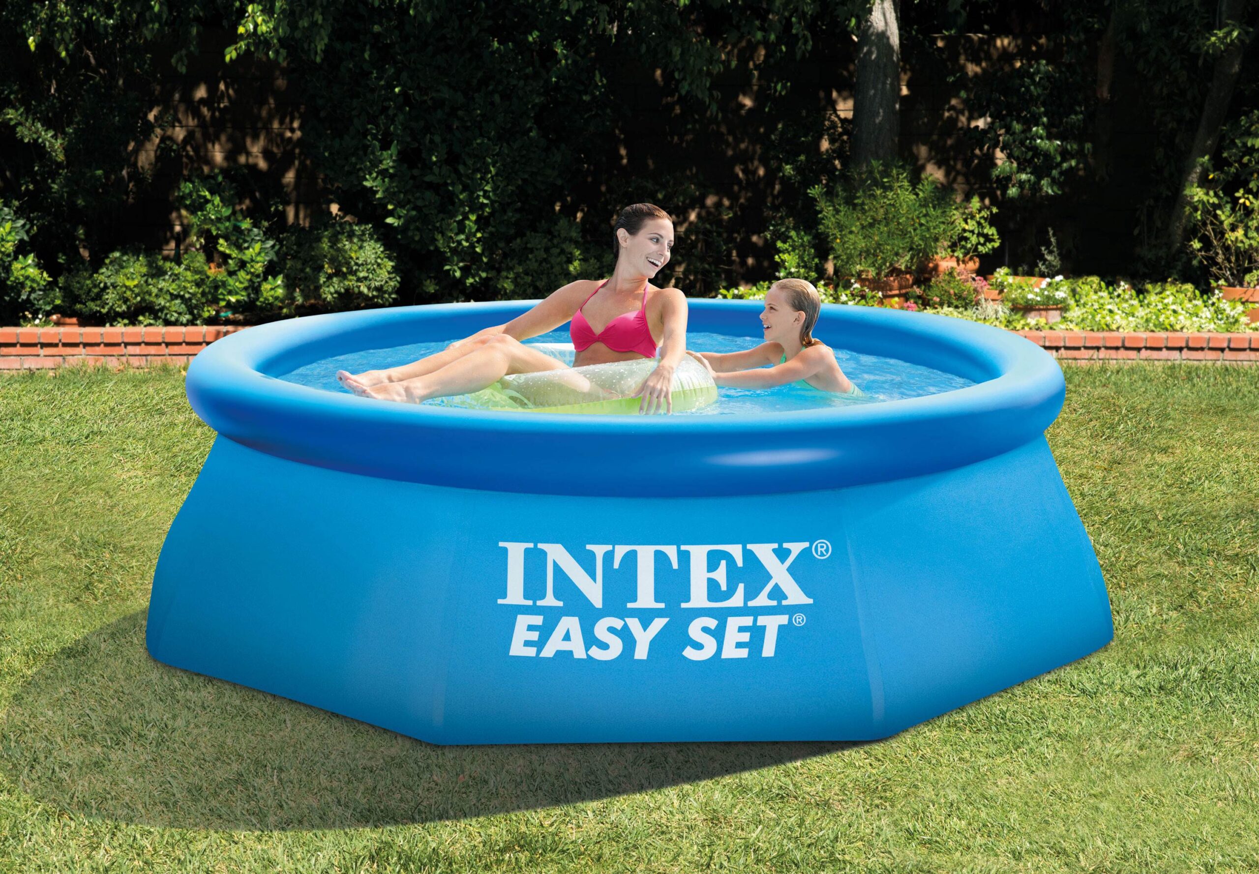 Intex 8ft x 30in Easy Set Inflatable Pool with 330 GPH Pump and Six Cartridges