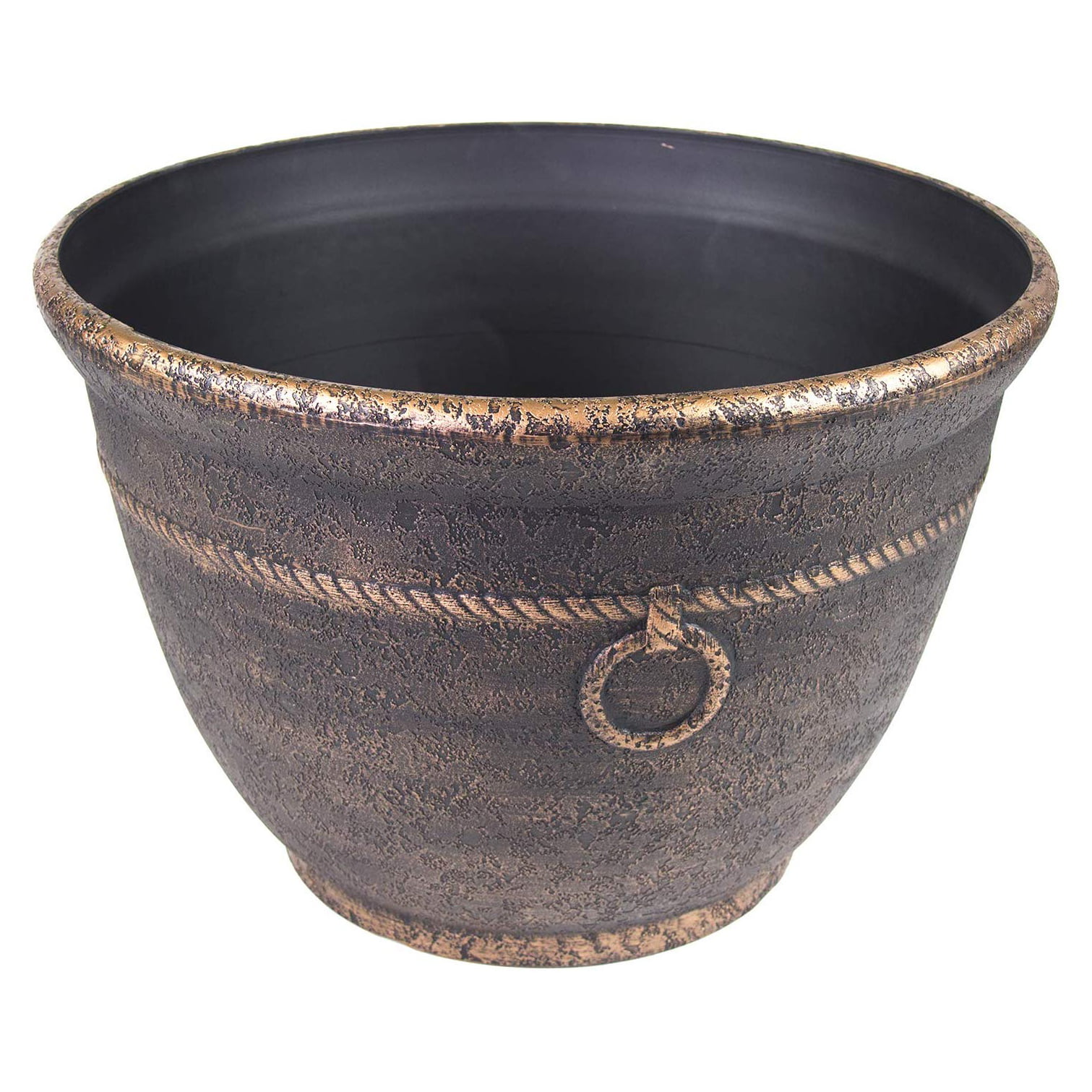 Liberty Garden Banded Rope 100′ Hose Pot