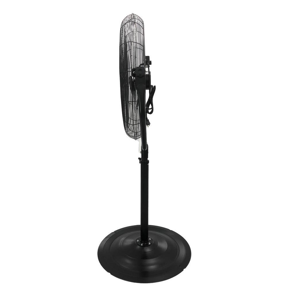 Commercial Electric SFSC1-750S Adjustable-Height 30 in. Easy-Assembly Pedestal Fan