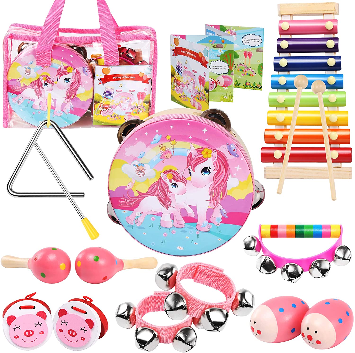 OATHX Baby Girl Gifts. Toddler Musical Instruments