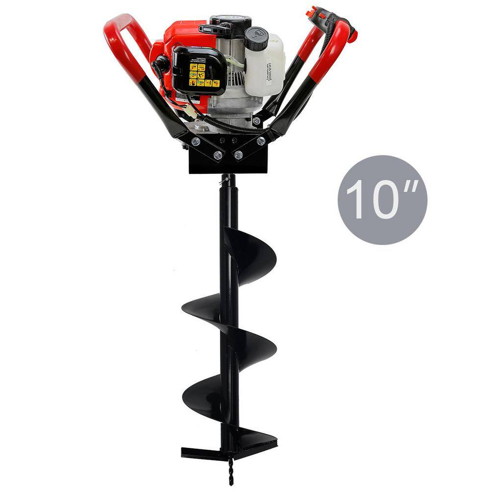 XtremepowerUS KIT013 55CC 1-Man Post Hole Digger with 10 in. Bit