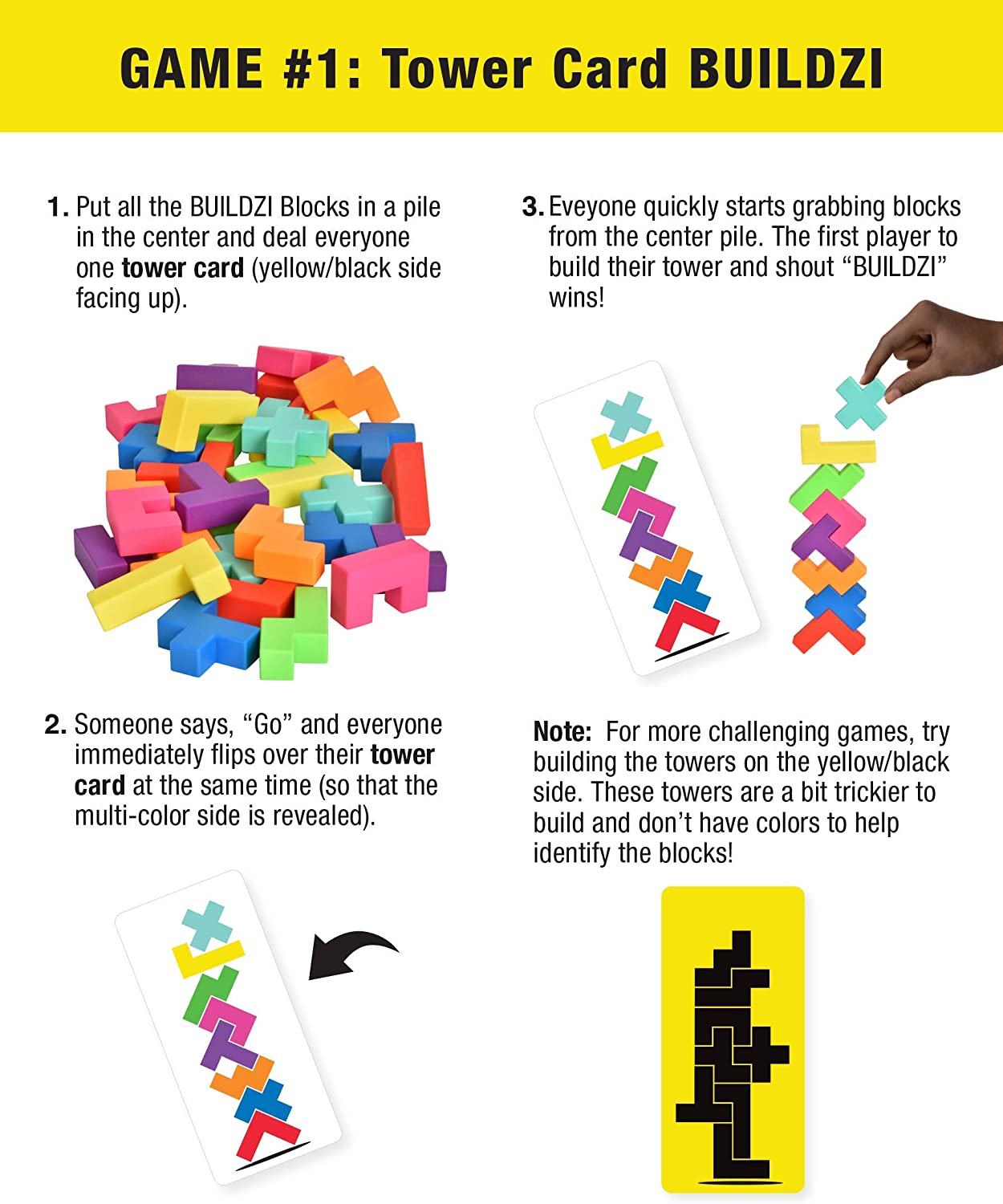 BUILDZI Building Block Game for The Whole Family